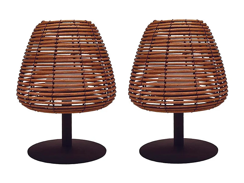 2 Lampe de table sans fil STANDY MINI BOHEME H25cm