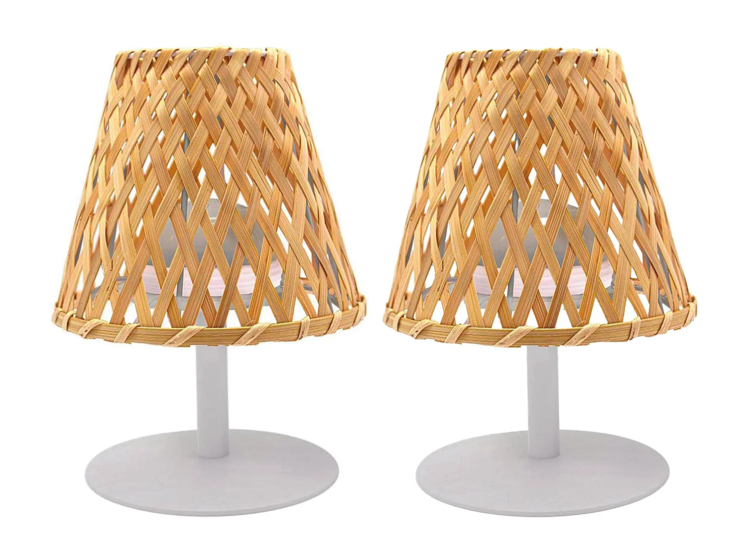 2 Lampes de table sans fil IBIZA H26cm