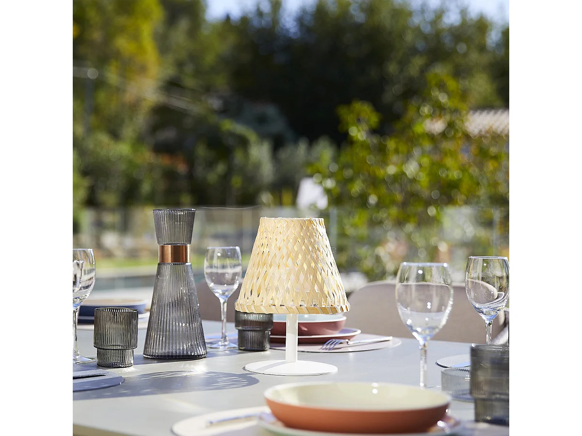 2 Lampes de table sans fil IBIZA H26cm