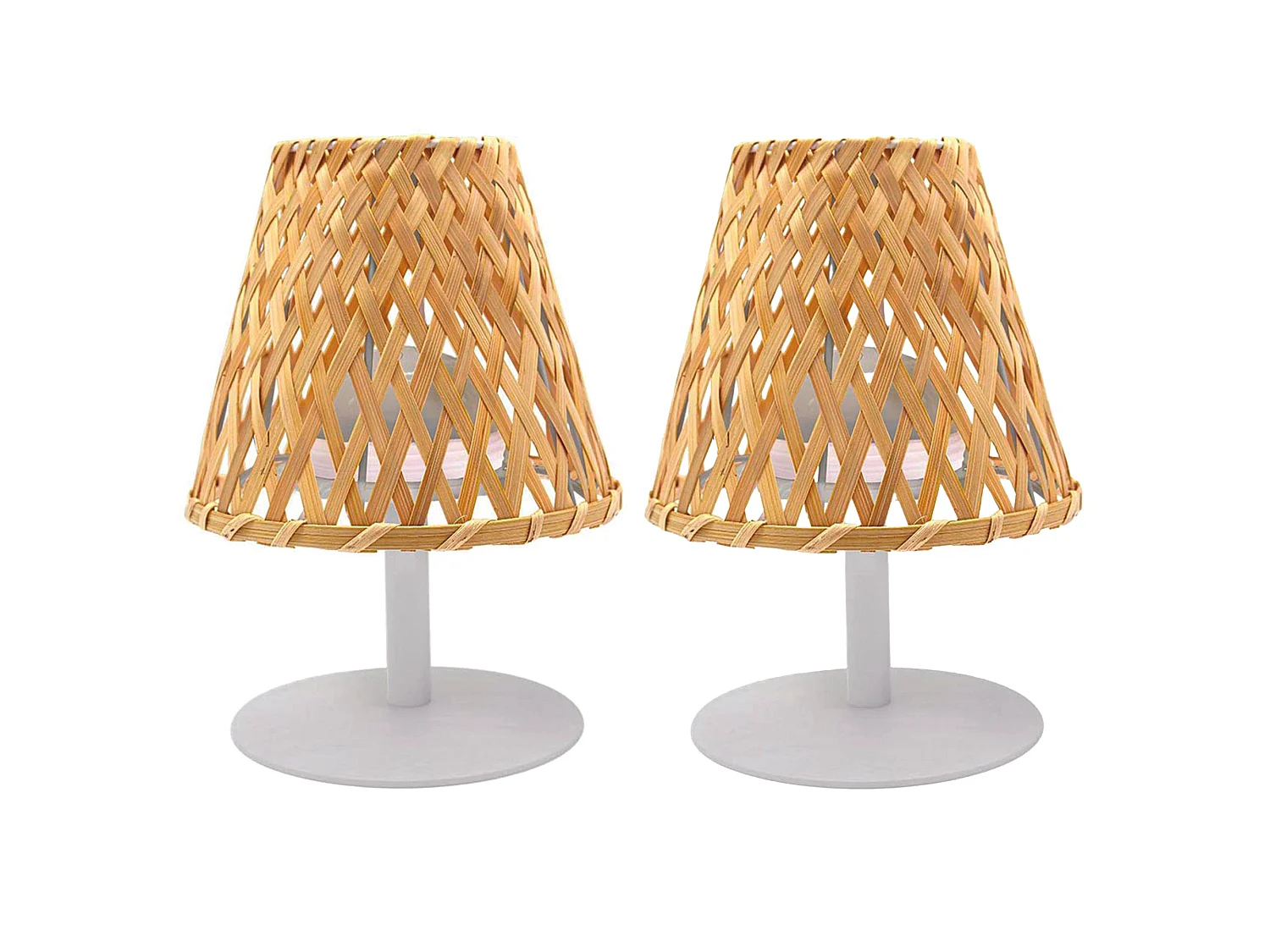 2 Lampes de table sans fil IBIZA H26cm
