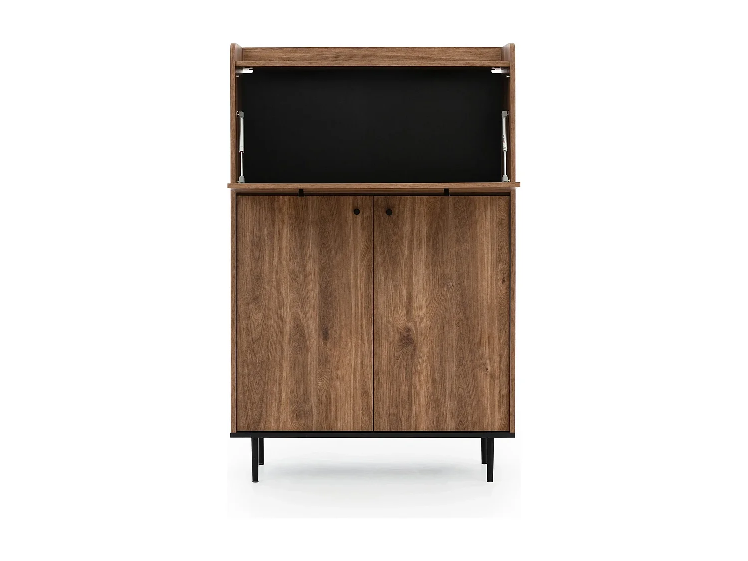 Buffet haut bar Nero 90 cm - Brandy Castello et noir