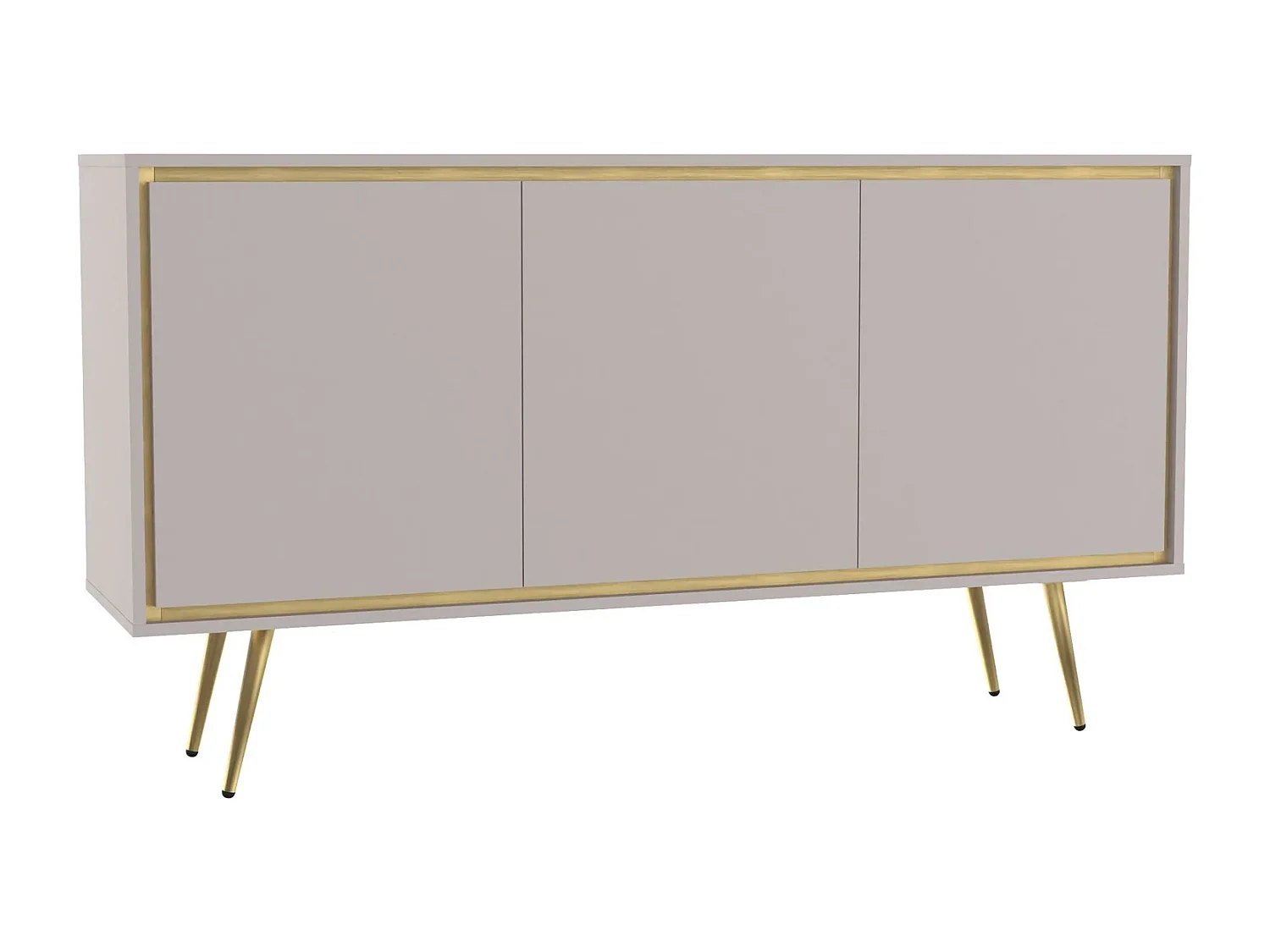 Buffet Tori 150 cm - Cachemire avec liseré doré