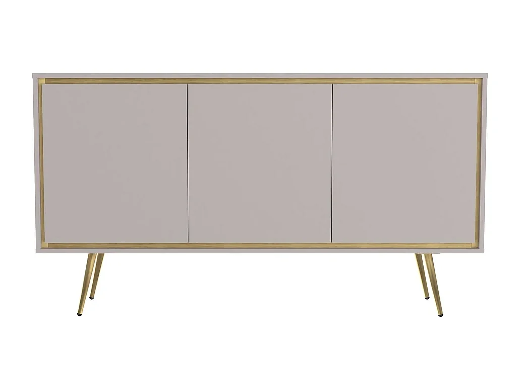 Buffet Tori 150 cm - Cachemire avec liseré doré