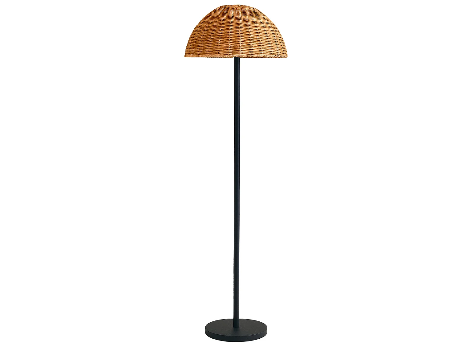 Lampadaire solaire FAROE TALL en polyrotin H160cm