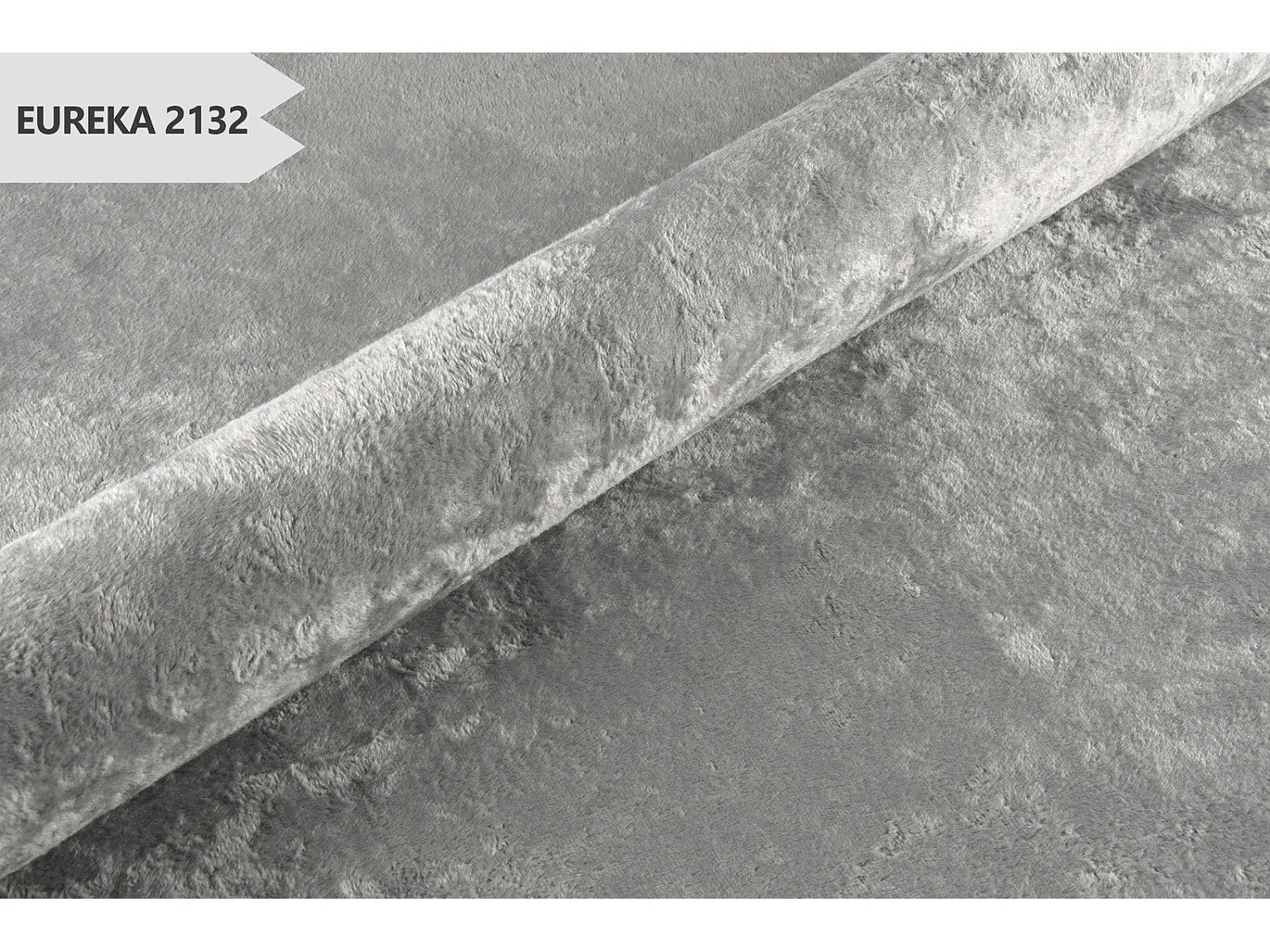 Muschelsessel Adria - samt platingrau schwarze füße