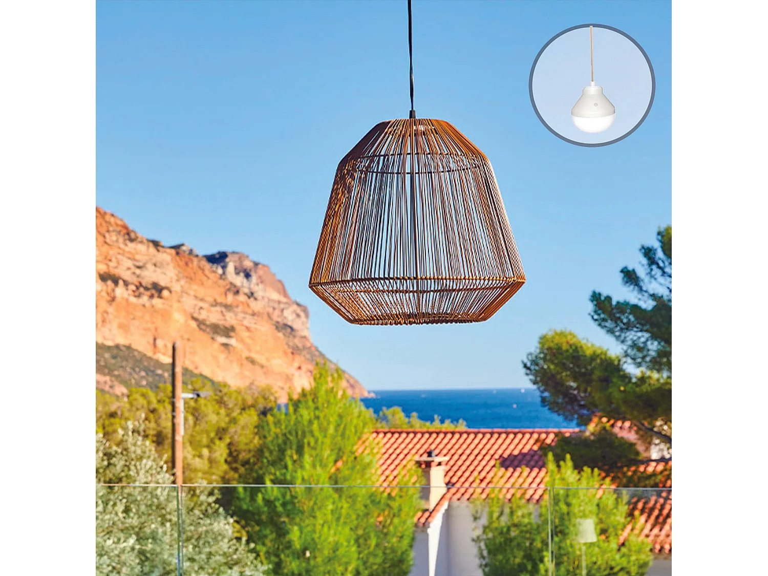 Suspension nomade MAYA NOMAD H39 cm