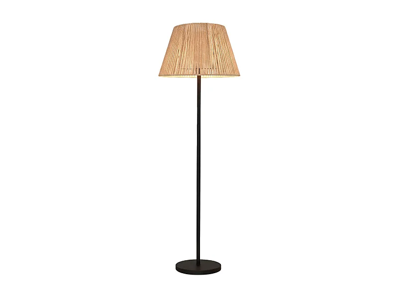 Lampadaire solaire TALL RAFFY en polyrotin H170cm