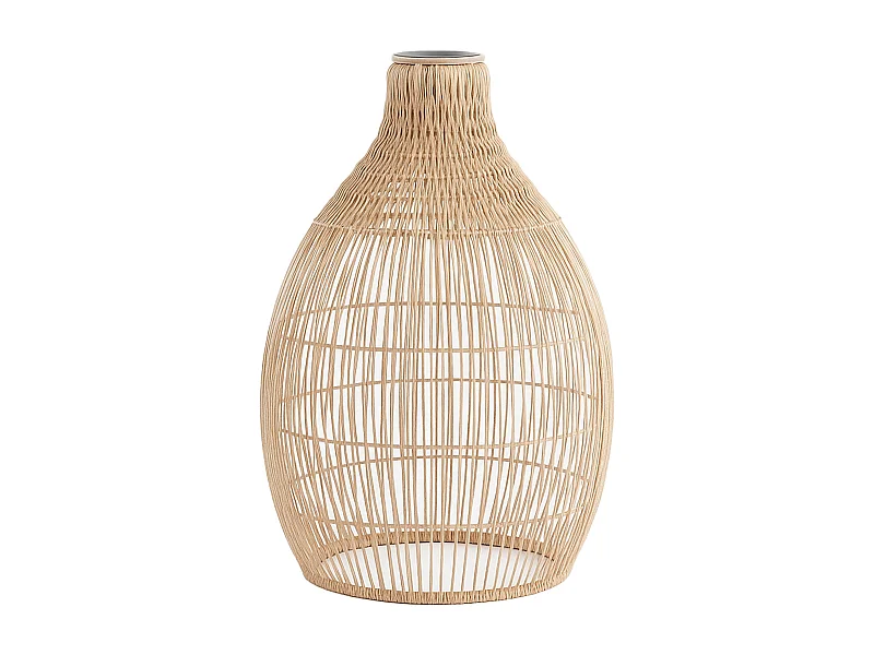 Abat jour poly rotin seul HOLIDAY H42cm