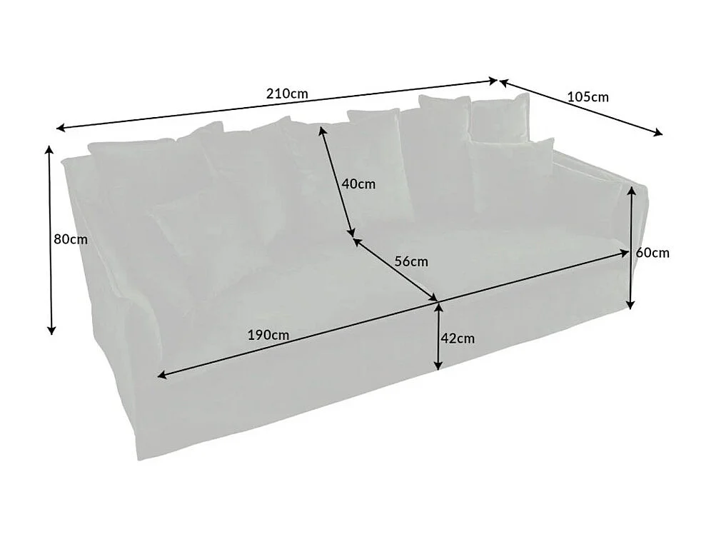 Canapé KALIA droit – Velours vert foncé – 3 places – Style contemporain