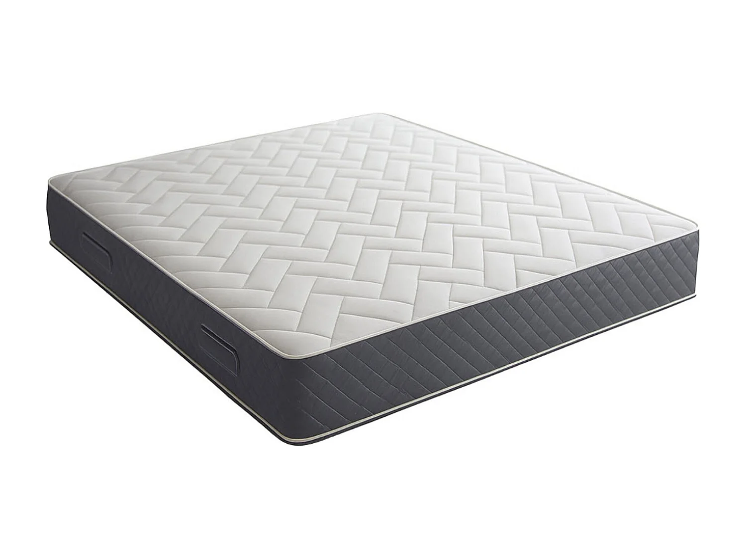 Nuits D'or Matelas 180x200 cm face de contact Latex 80 Kg/m3 + Aertech HR 35 Kg/m3-7 Zones de Confort - Accueil Moelleux - Soutien Ferme - Épaisseur 21 cm (180_