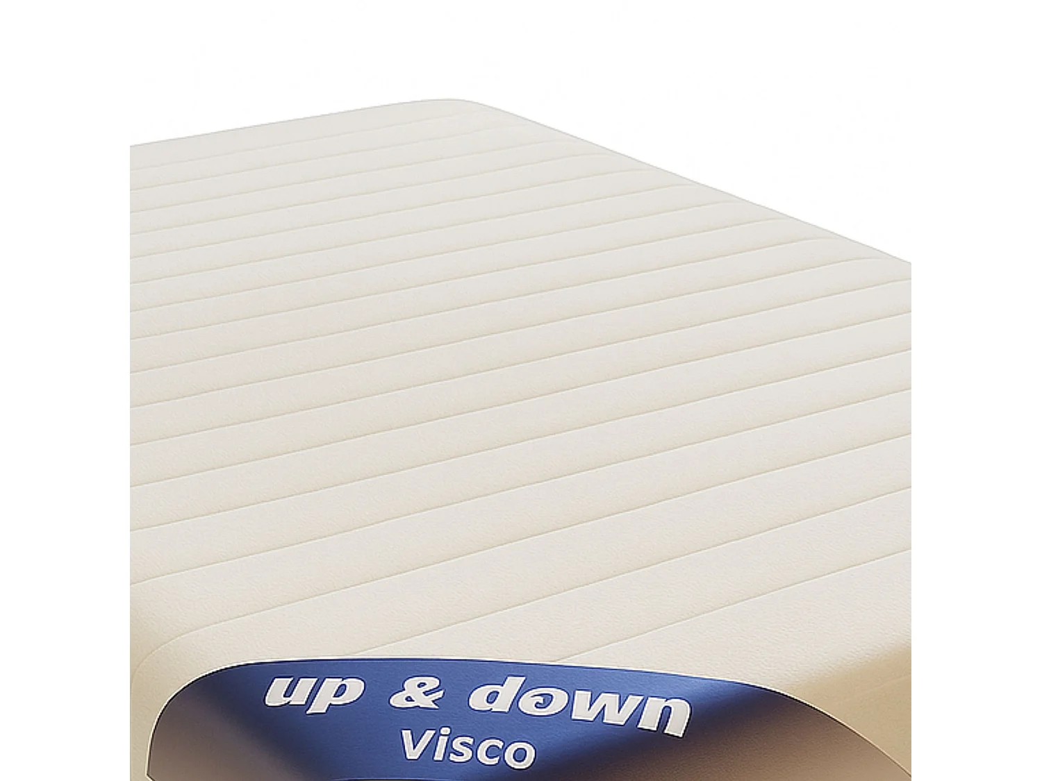 Nuits D'or Up&Down Visco Matelas 120x190 face de contact Mousse a Mémoire de Forme 55 Kg/m3 - Hauteur 20 Cm - Soutien Ferme