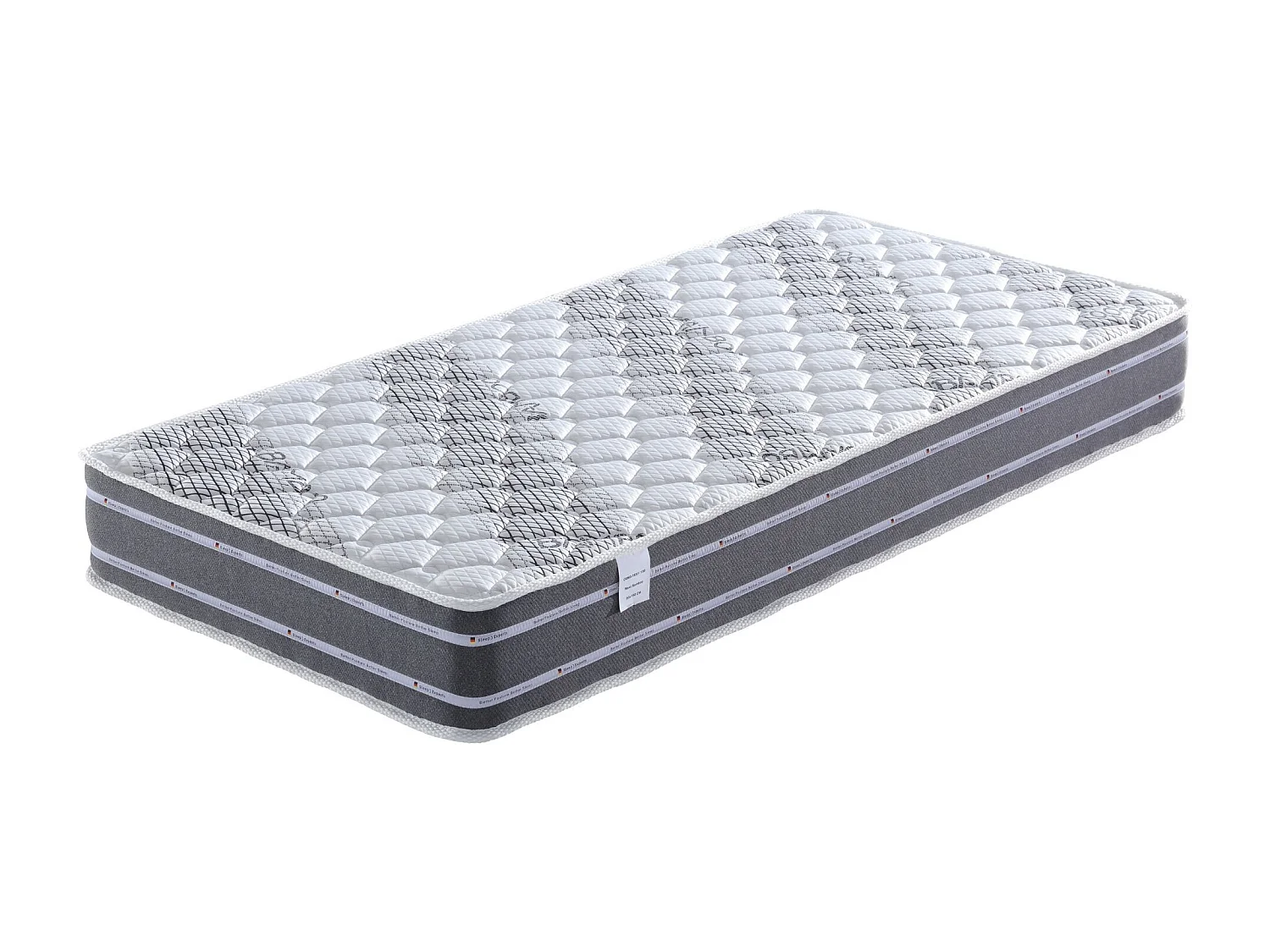 Matelas 90x190 cm - 24 cm - Soutien Très Ferme - Confort Optimal - Usage Quotidien - MATELAS MAXI