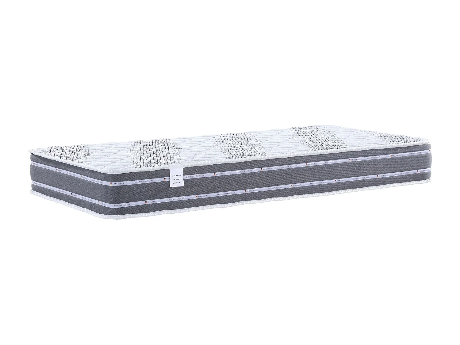 Matelas 90x190 cm - 24 cm - Soutien Très Ferme - Confort Optimal - Usage Quotidien - MATELAS MAXI