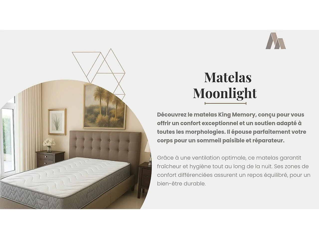 Moonlight Matelas 80x190 Densité 35 Kg/m3 - Hauteur 24 CM - Soutien Ferme