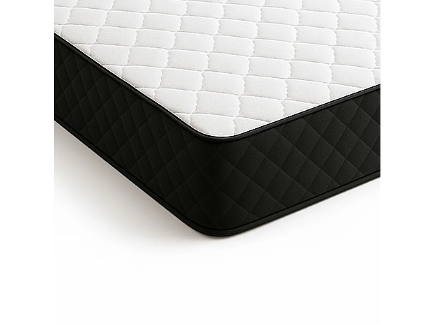 matelas face de contact latex 60 Kg/m3 + embourrage 100 % polesther 33 Kg/m3 160x200 x 19 cm Ferme 7 Zones de Confort - Tres Respirant