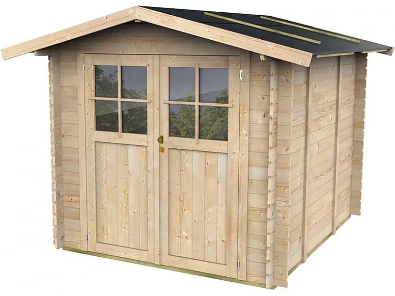 Blockhaus Gartenhaus BH25 OPERA 215x250 cm – PEFC-zertifiziert