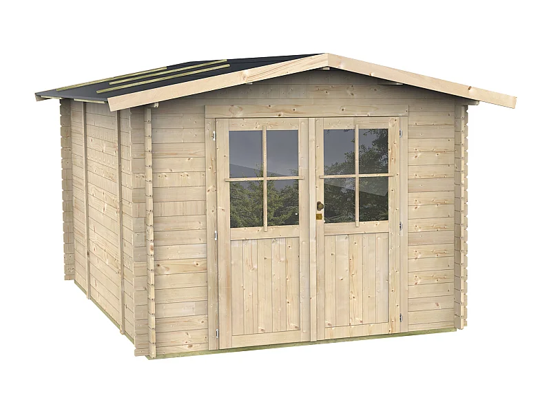 Blockhaus Gartenhaus BH25 OPERA 215x250 cm – PEFC-zertifiziert