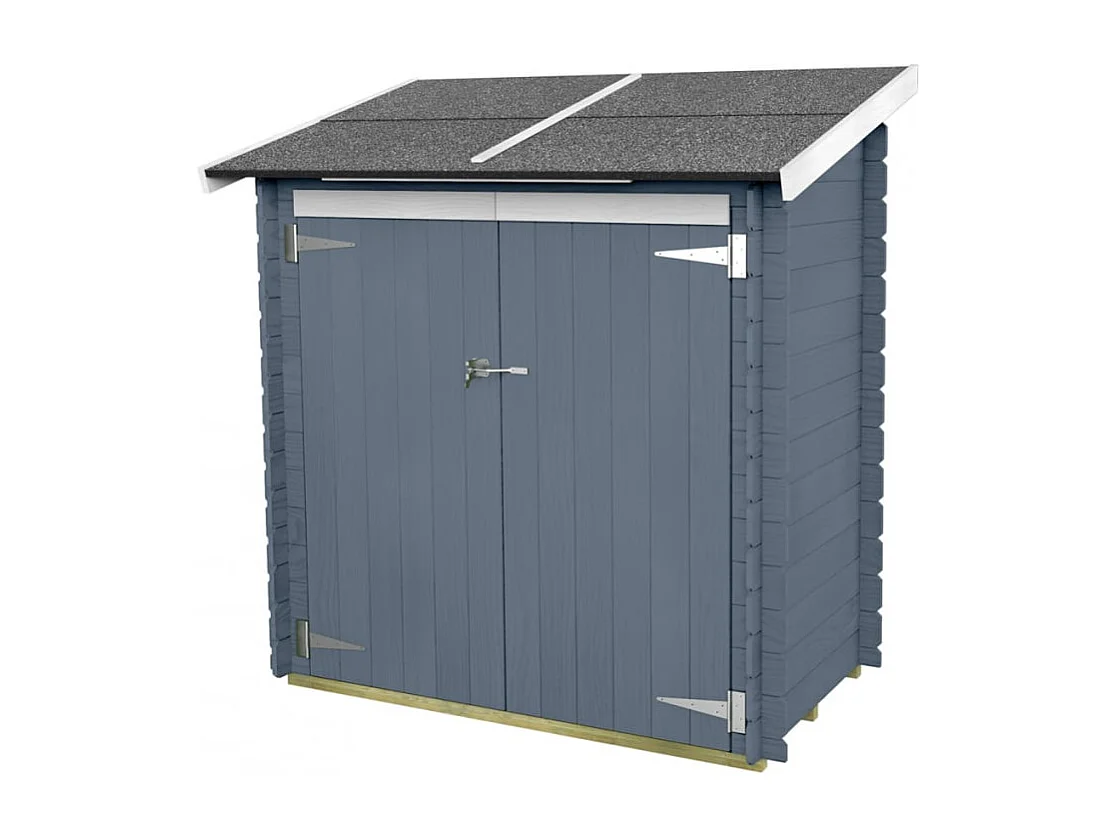 Holzhaus Bh16 Ambrogio Grau 155x85 cm PDC pefc