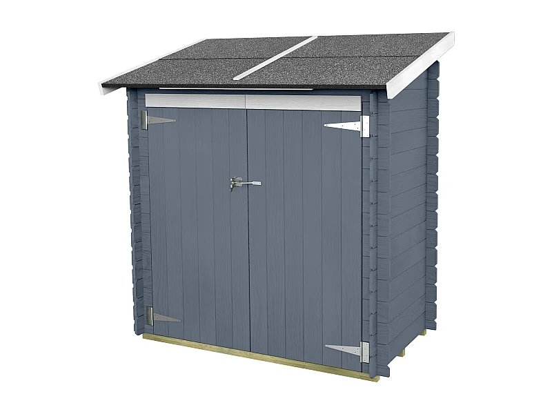 Holzhaus Bh16 Ambrogio Grau 155x85 cm PDC pefc