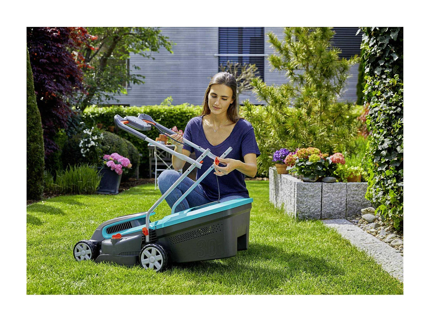 Tondeuse à gazon sans fil Gardena PowerMax 32/36V P4A solo