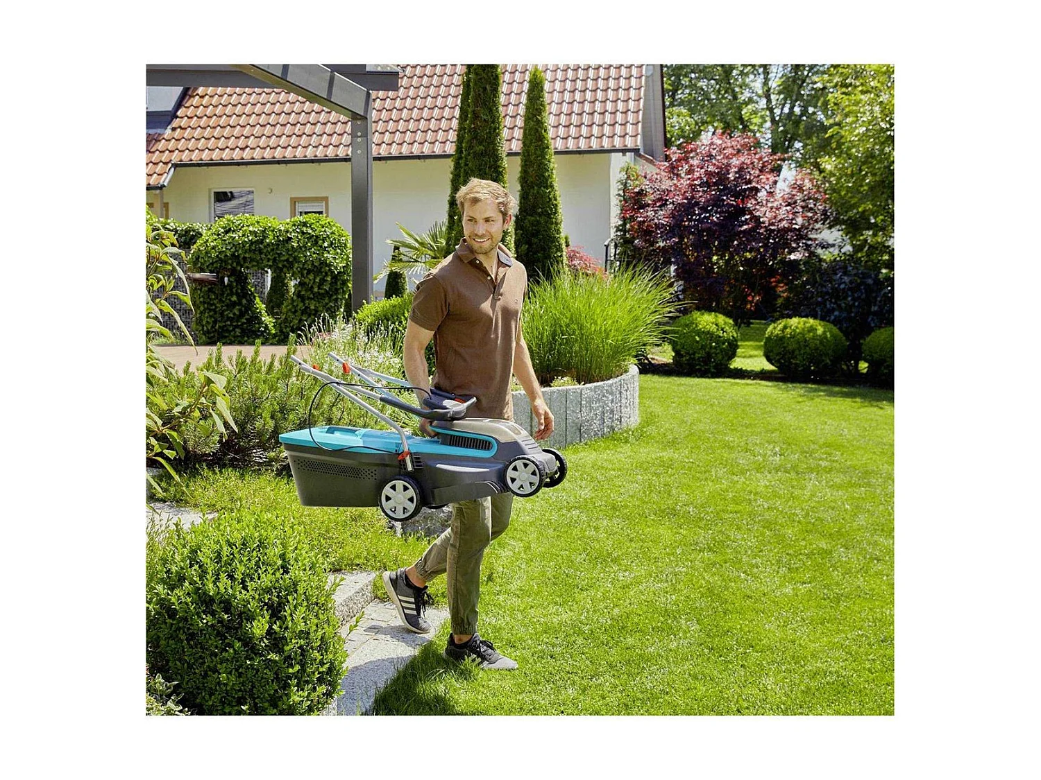 Tondeuse à gazon sans fil Gardena PowerMax 32/36V P4A solo