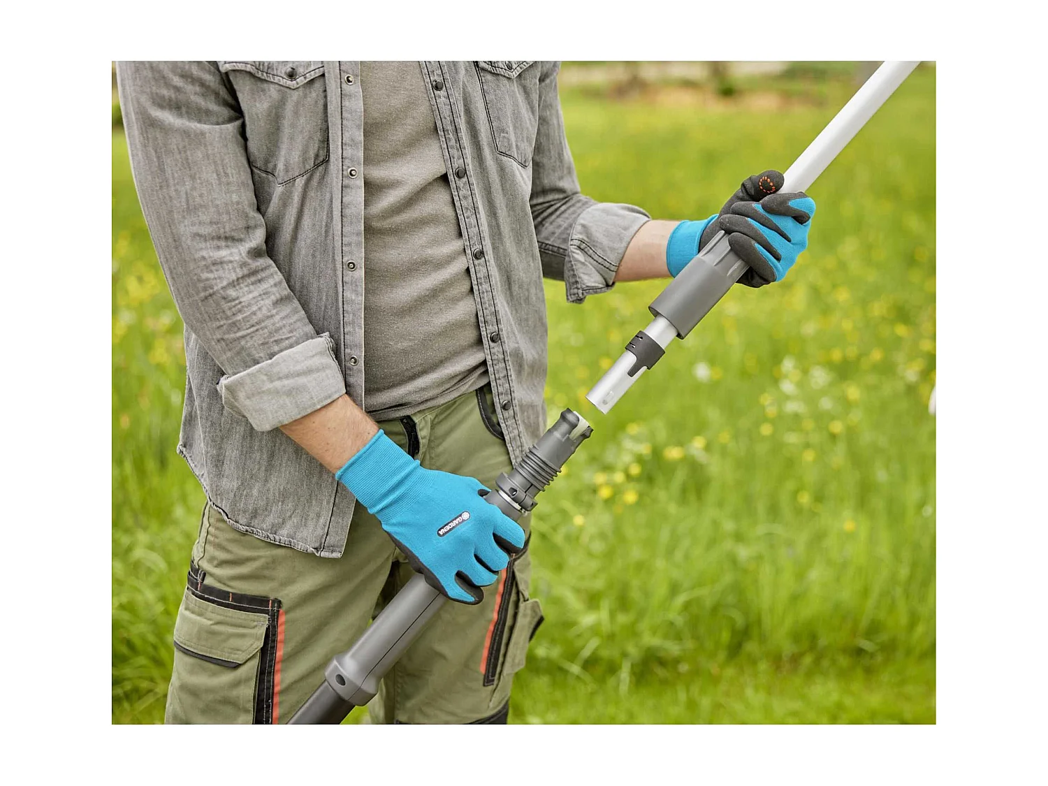 Sécateur d'arbres télescopique sans fil Gardena HighCut 360/18V P4A solo