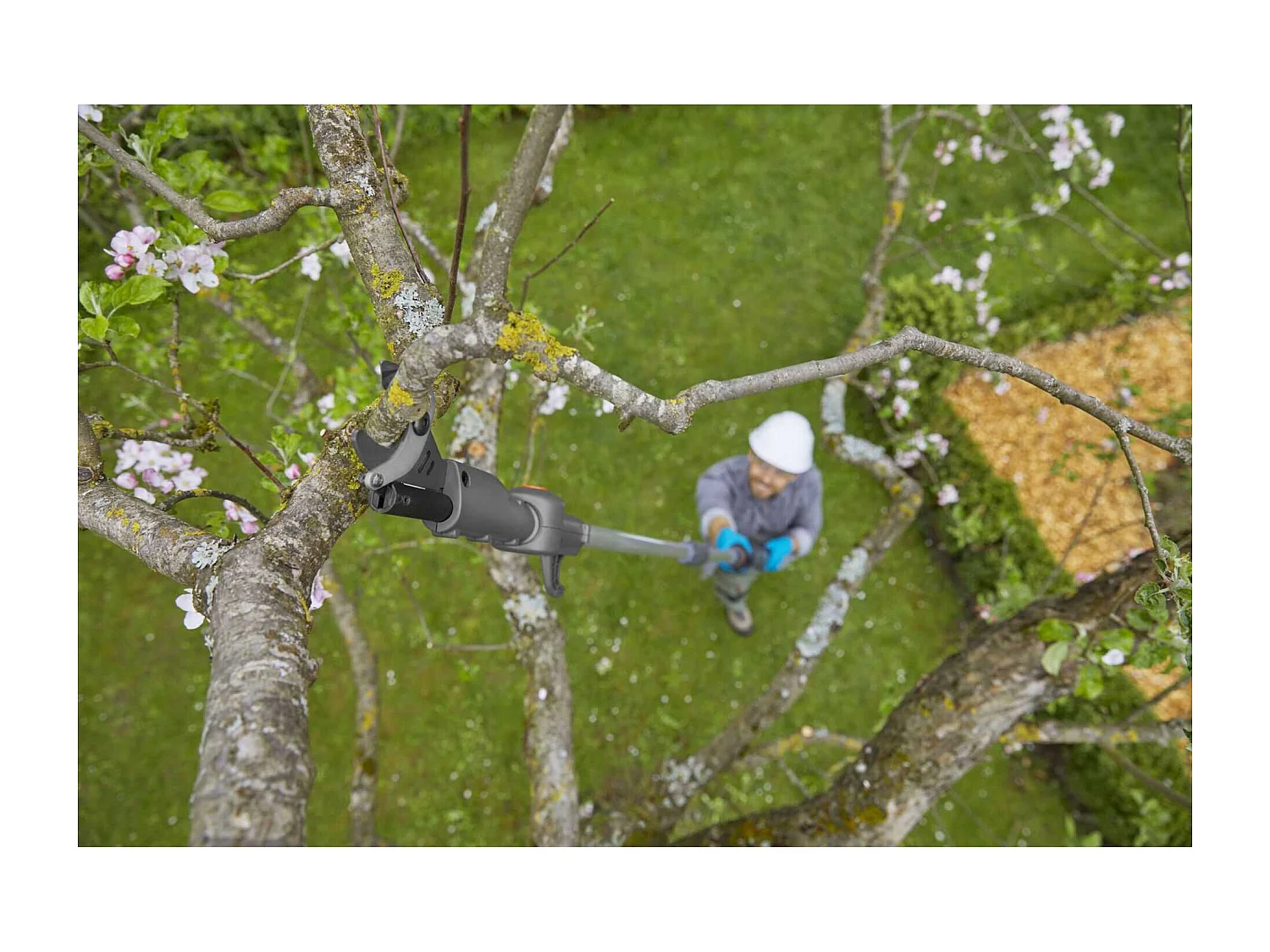 Sécateur d'arbres télescopique sans fil Gardena HighCut 360/18V P4A solo