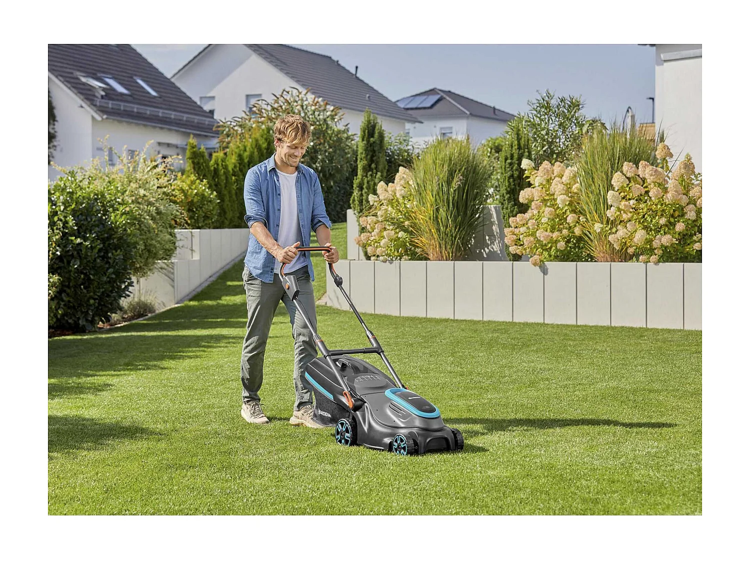 Tondeuse à gazon sans fil Gardena PowerMax 37/36V P4A Ready-To-Use Set