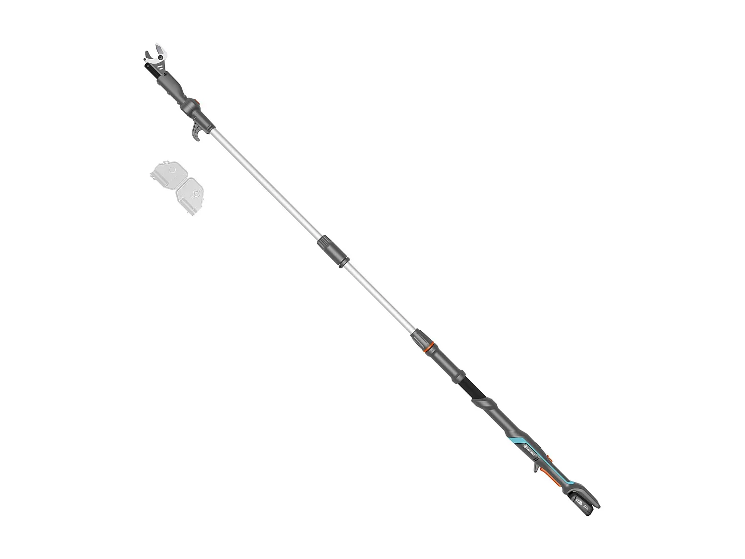 Sécateur d'arbres télescopique sans fil Gardena HighCut 250/18V P4A Ready-To-Use