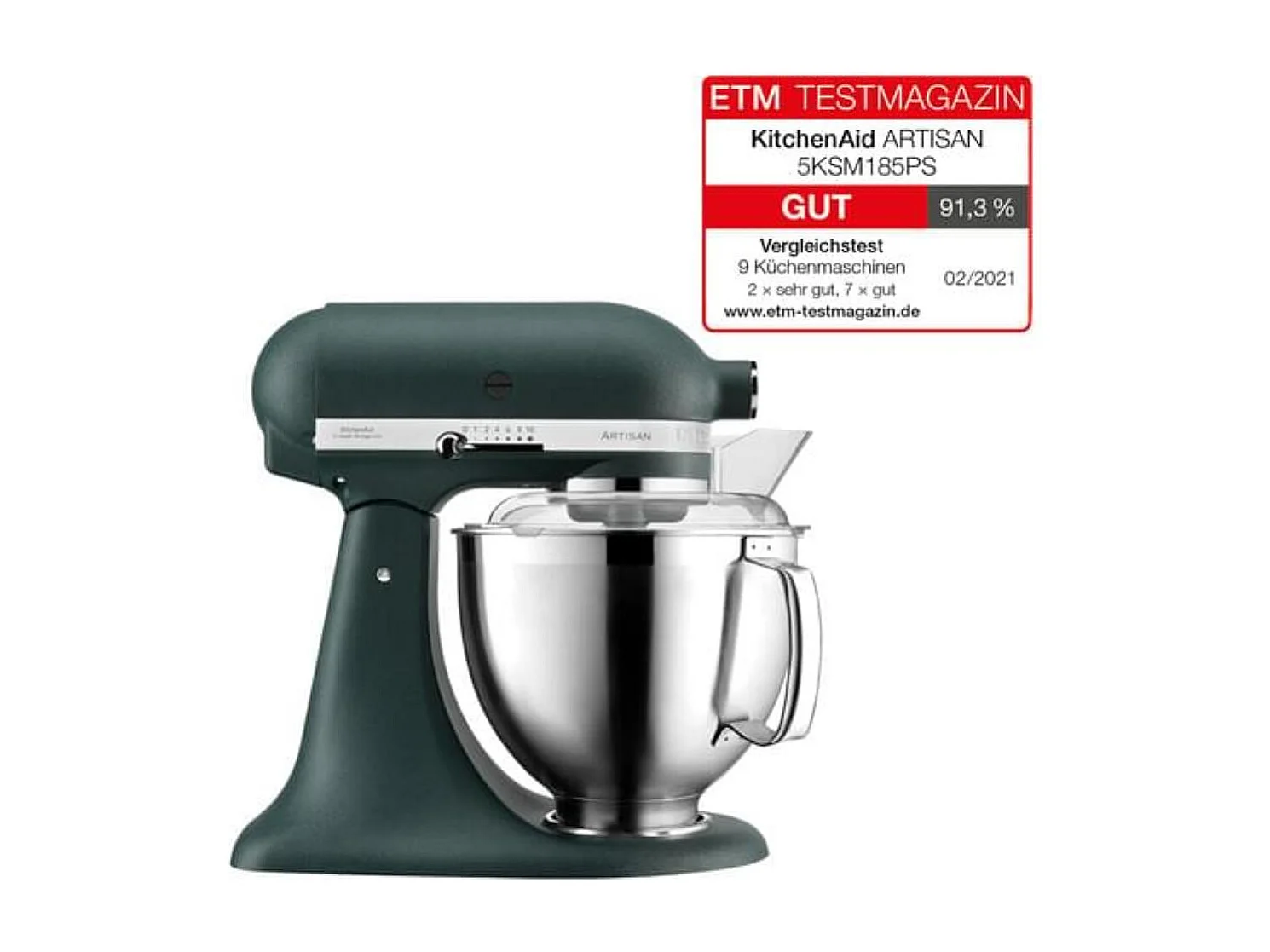 KitchenAid Artisan 5KSM185PSEPP robot de cuisine pebbled palm
