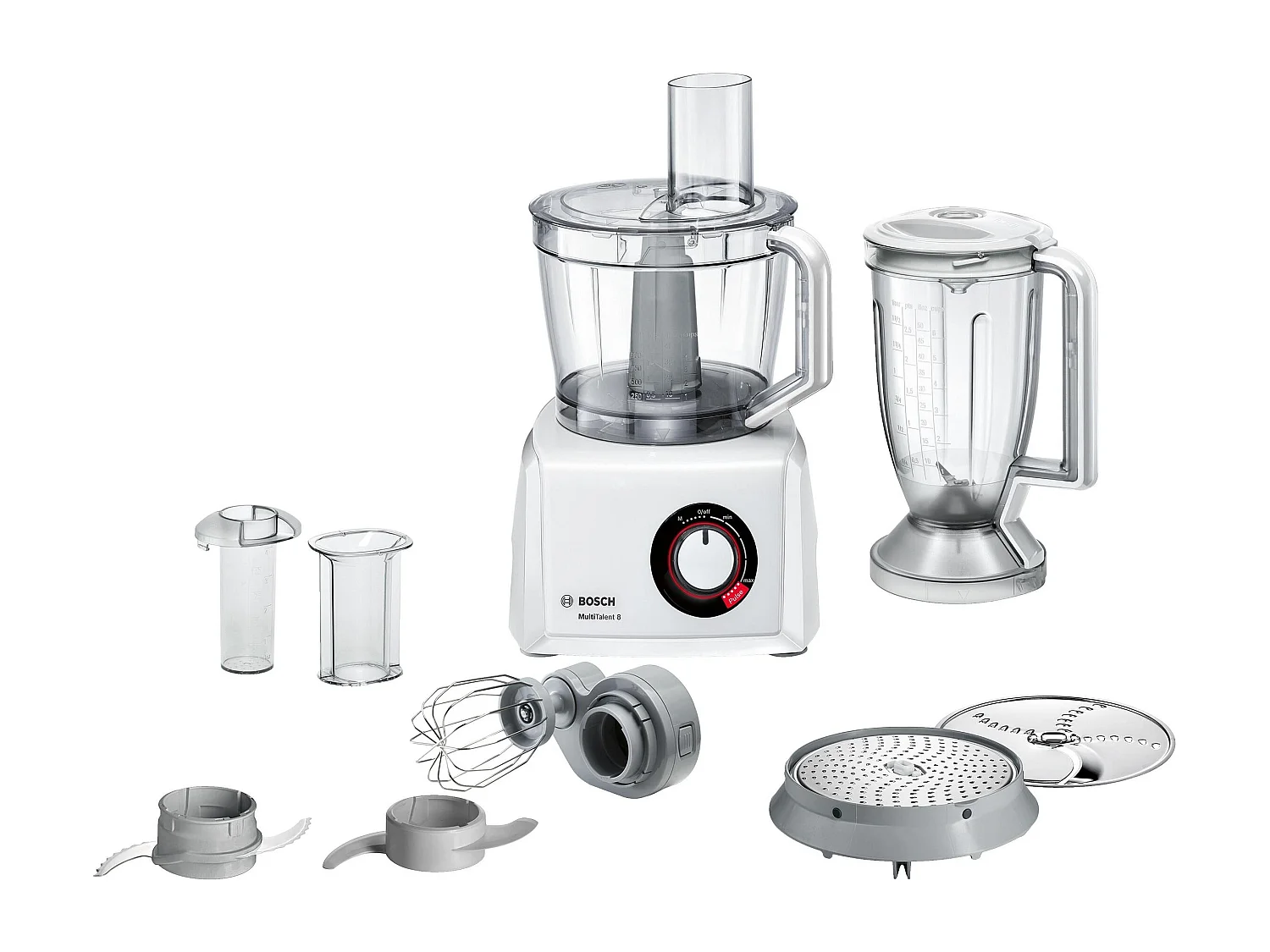 Bosch Robot multifonction 3,9l 1000w et blender 1,5l - mc812w501