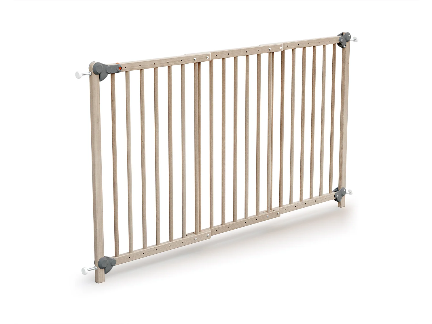Cancelletto di sicurezza bambini estensibile legno - Faggio natural - 152 x 8 x 77 - Ultra-extensible 150 cm LOKEE