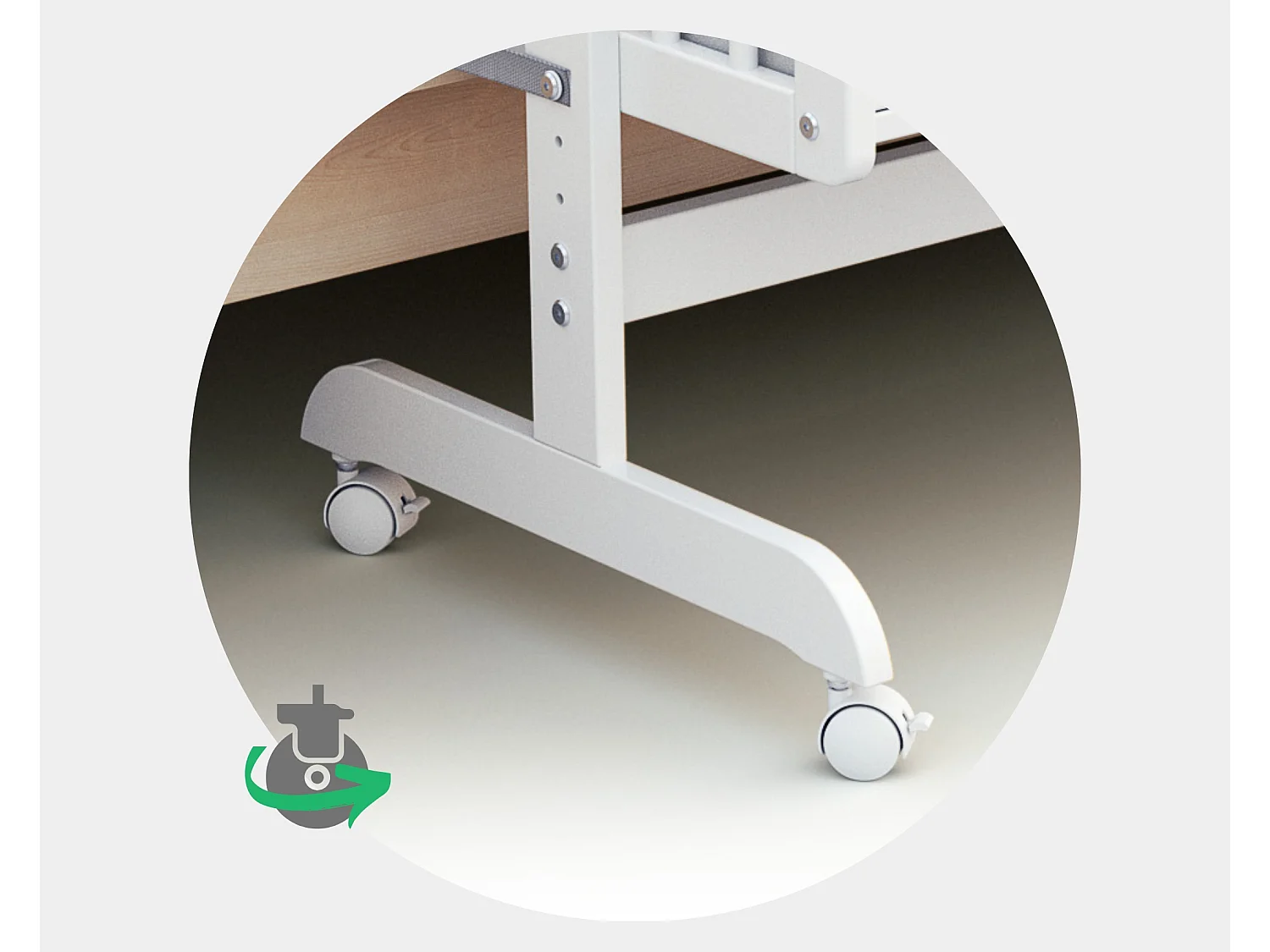 Convertible co-sleeping cradle in NINO white 40 x 80 cm