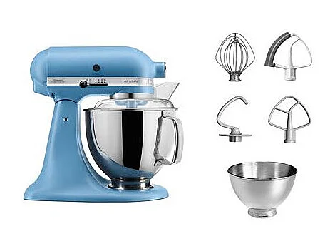 Robot pâtissier KitchenAid Artisan 5KSM175PSEVB 300 W velours bleu