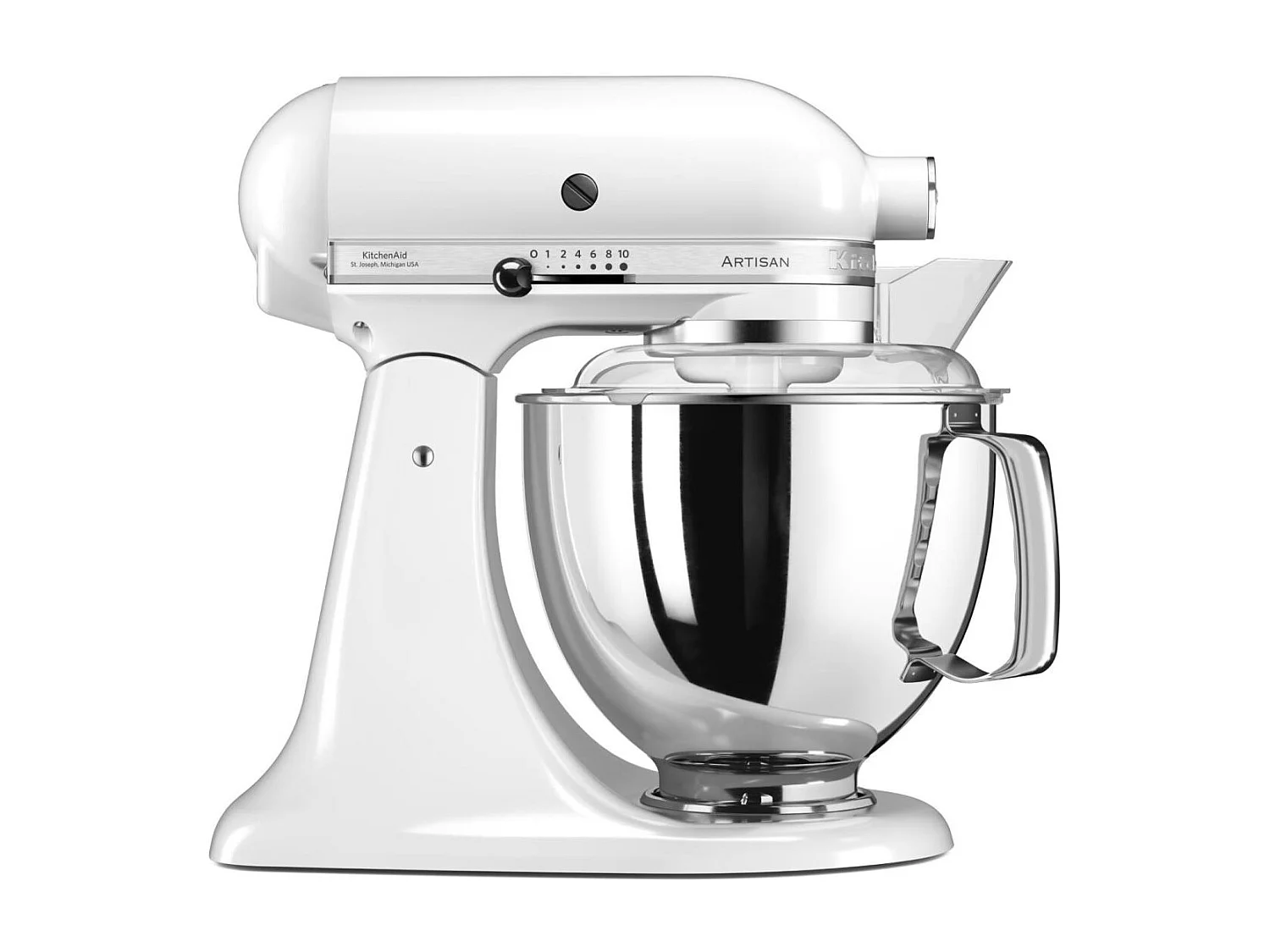 KitchenAid Artisan 5KSM175PSEWH - Robot de cuisine - 300 W - blanc
