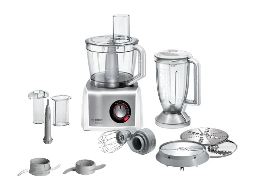 Bosch MC812S814 robot da cucina 1250 W 3,9 L Acciaio inossidabile, Bianco