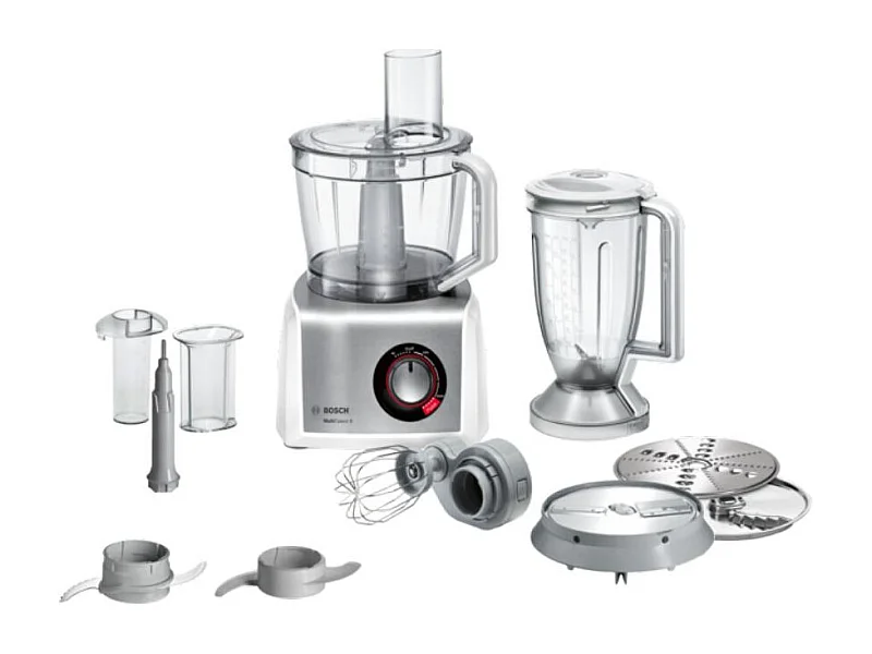 Bosch MC812S814 robot da cucina 1250 W 3,9 L Acciaio inossidabile, Bianco