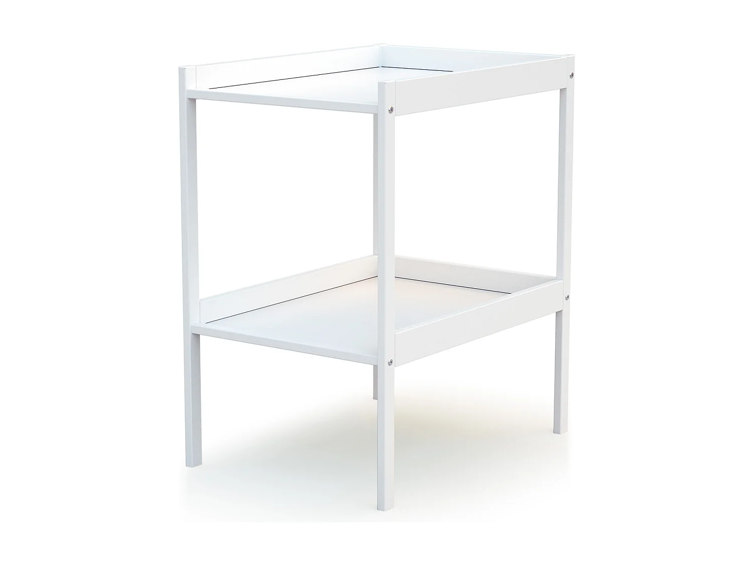 Fasciatoio 1 prateleira legno - Bianco - 54 x 74 x 88 cm