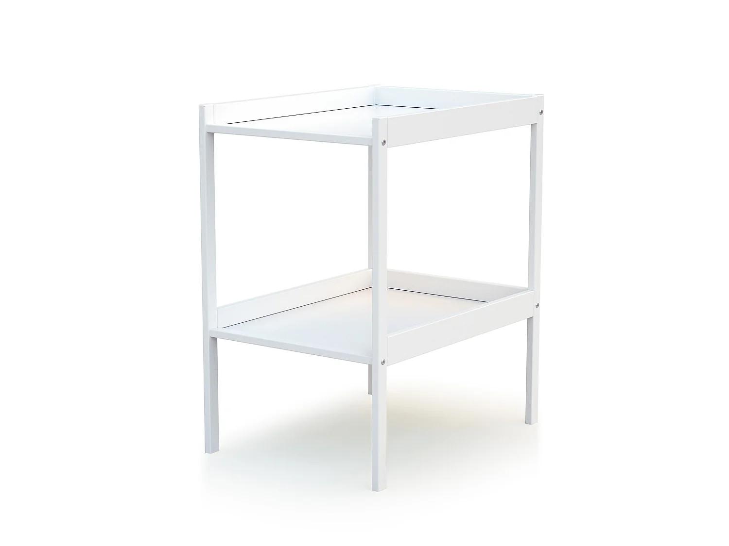 Table à langer 1 étagère en bois  MILO Blanc