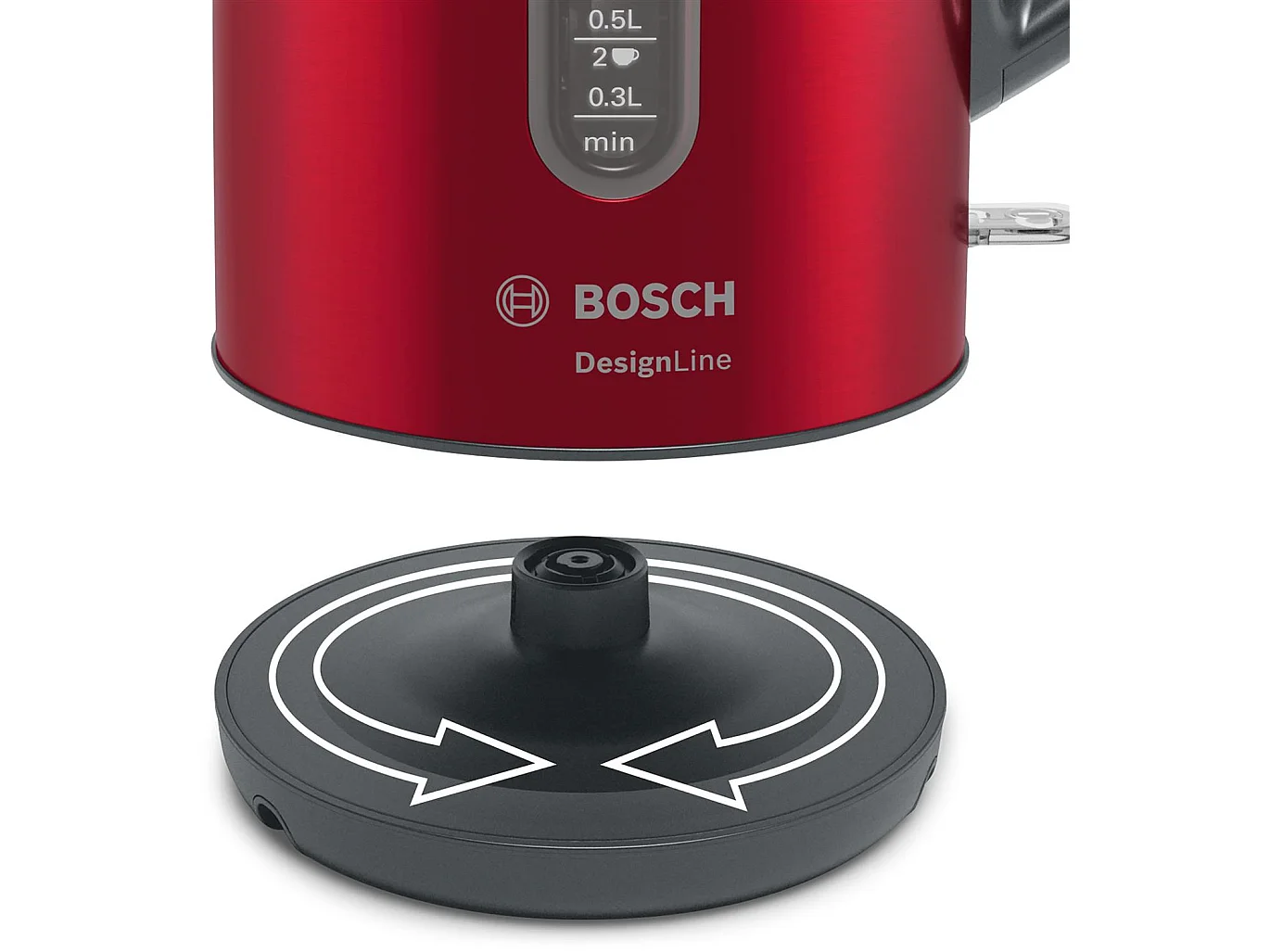Bosch Bouilloire électrique sans fil DesignLine TWK4P434
