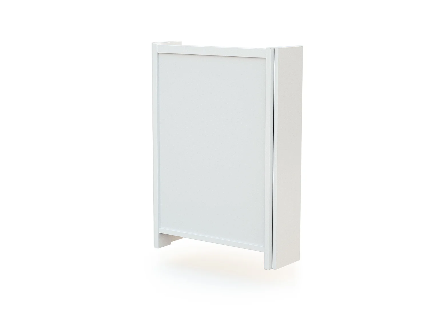 Fasciatoio pieghevole a parete/muro con materasso EAZY legno - Bianco - 78 x 56 x 78 cm