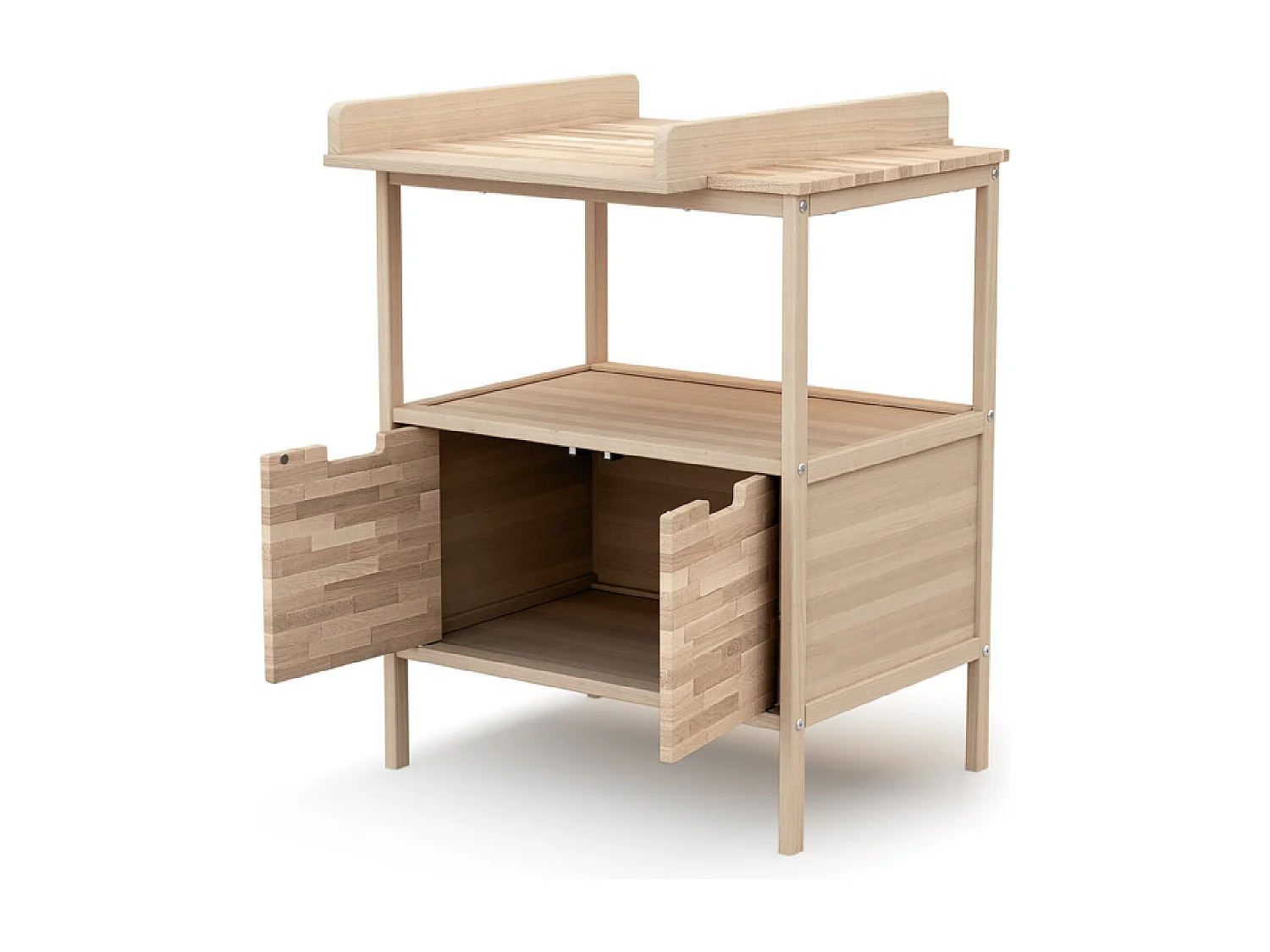 Fasciatoio 2 ante ESSENTIEL legno - Faggio natural - 68 x 66 x 90,5 cm