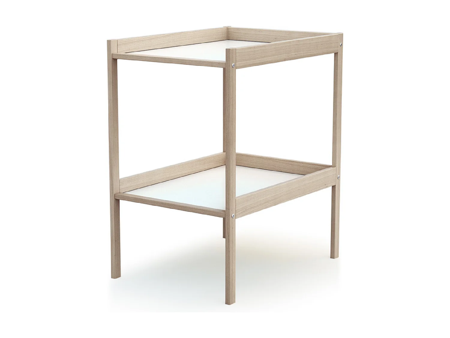 Fasciatoio 1 prateleira legno - Faggio grezzo - 54 x 74 x 88 cm