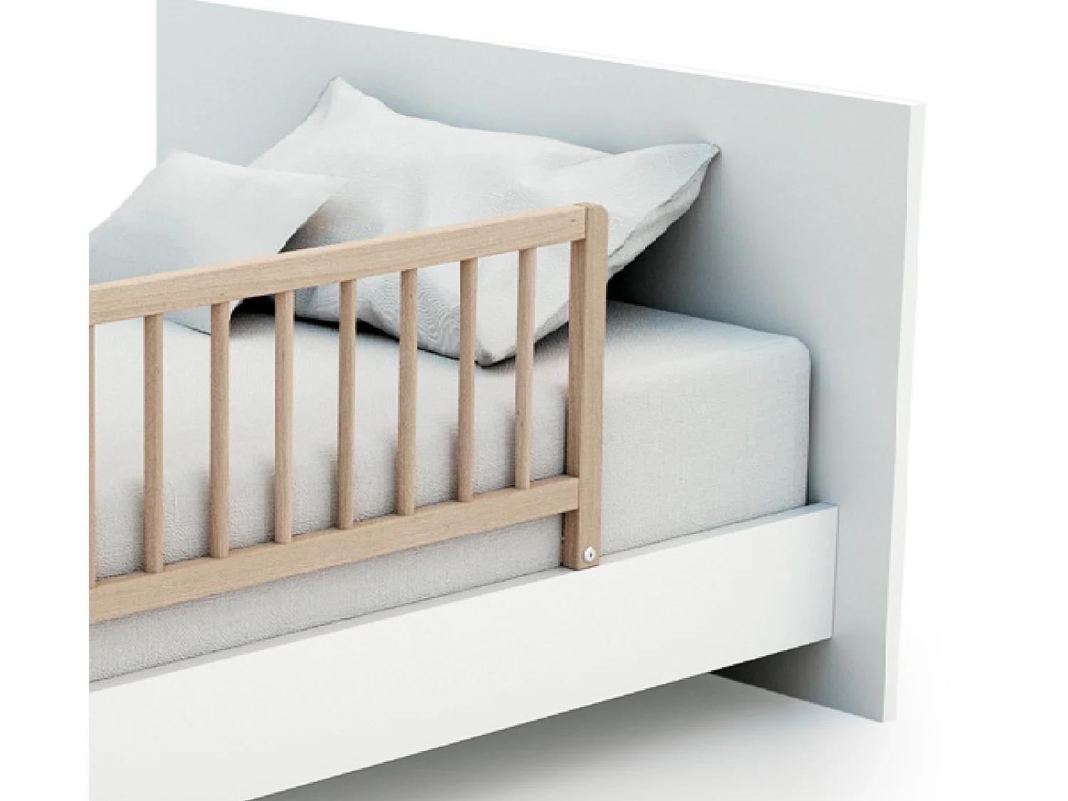 Barreira para cama de bebê ESSENTIEL madeira Faia em bruto 117 cm