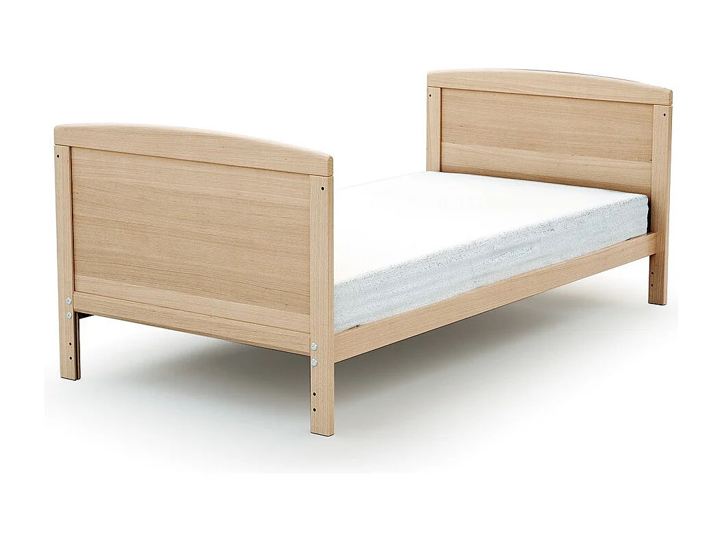 Cama de bebe convertível ESSENTIEL de madeira Faia envernizada 70 x 140 cm