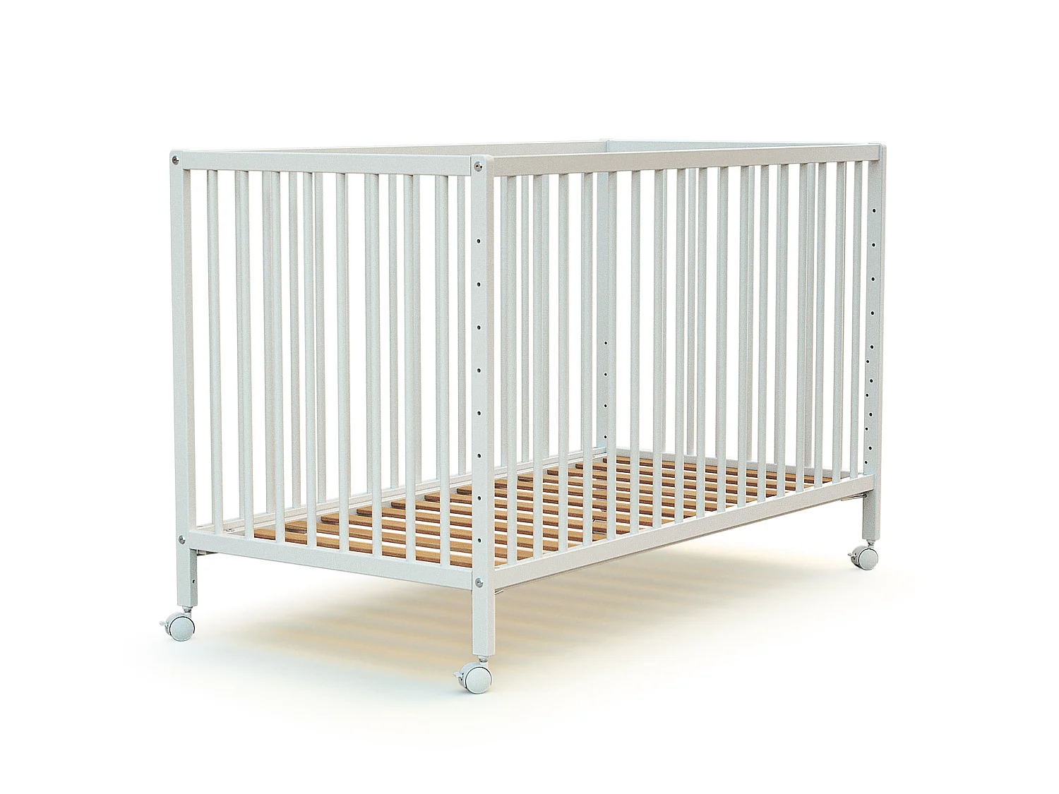 Co-slaapbed babybedje in hout Wit 60 x 120 cm LIO