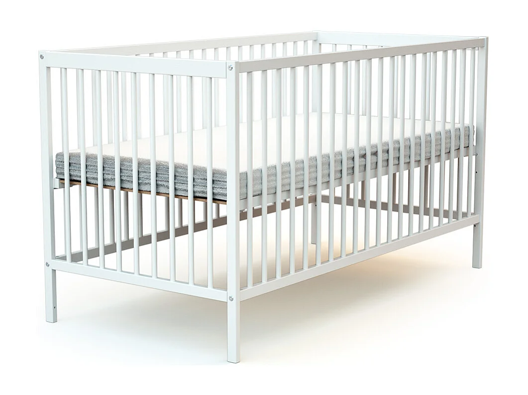 Cuna bebé ONE madera - Blanca - 70 x 140 - 144 x 71,5 x 80 cm