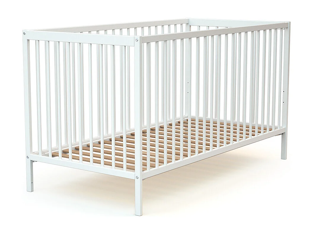 Cuna bebé ONE madera - Blanca - 70 x 140 - 144 x 71,5 x 80 cm