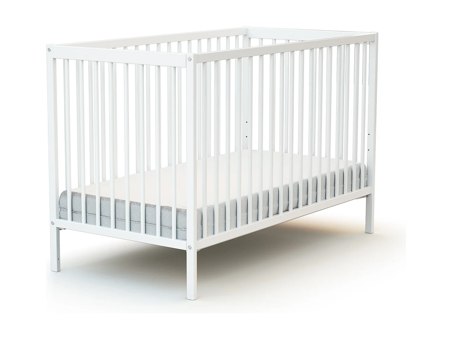 Cama de bebe ESSENTIEL de madeira Branco 60 x 120 cm