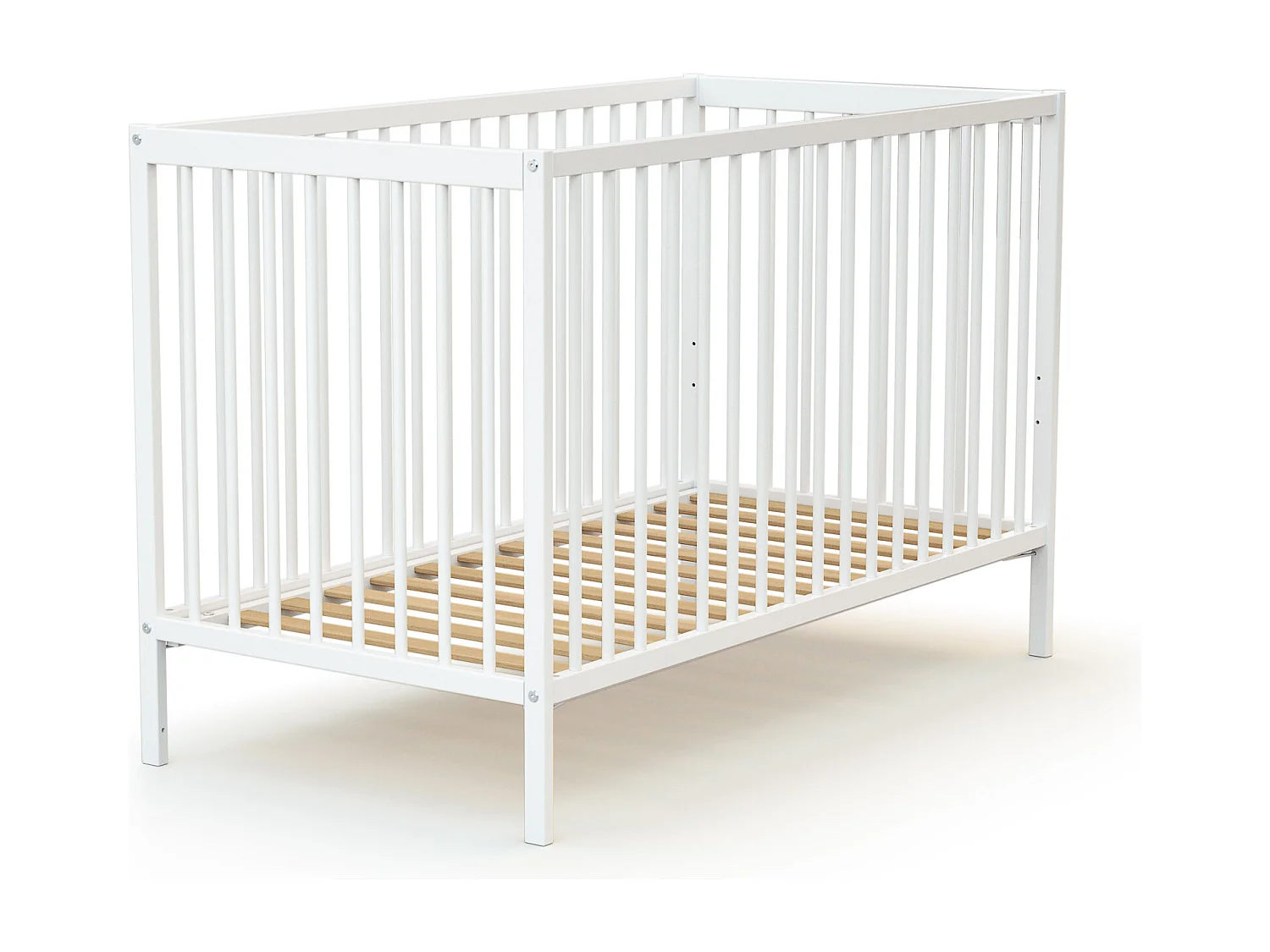 Cama de bebe ESSENTIEL de madeira Branco 60 x 120 cm